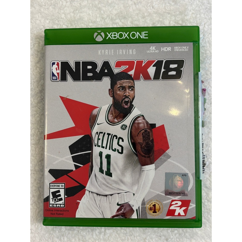 NBA 2K18 Xbox One Video Game Kyrie Irving Cover 4K Ultra HD HDR 2K‎ Sports